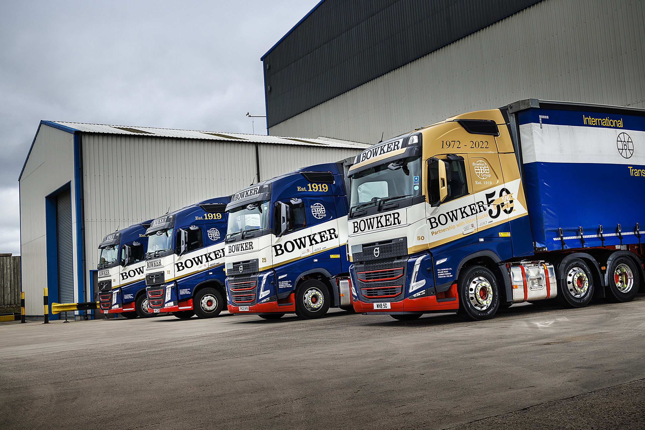 50 NOT OUT FOR VOLVO TRUCKS AND BOWKER TRANSPORT